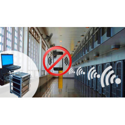 12 Antennas 234G 5G Mobile Phone Signal Jammer LOJACK GPS WiFi Jammer Signal Blocker 8.4Watt Jamming up to 20m GPS Blocker
