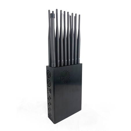 16 Antennas 16W Nylon Cover Portable WiFi Lojack GPS GSM/3G/4G/5g Mobile Phone Jammer Hacker Devices GPS Trakcer Blocker
