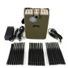 World First 24 Antennas 5G Cellphone Signal Jammer 2G 3G 4G 5G WiFi GPS UHF VHF 24 Watts Jamming up to 25m Spy Gadgets Blocker