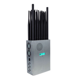 World First 28 Antennas Jammer FM Radio WiFi 6E Blocker Cell Phone 5G 4G 3G 2G UHF VHF LORA LOJACK GPS RF Signals Jammer