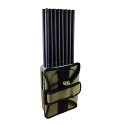 Portable 18 Antennas Handheld Full Frequency Mobile Phone 5g/4G/3G/2g WiFi 2.4G 5.2g 5.8g GPS VHF Lojack Signal Blocker Jammer