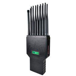 New ABS 16 antennas Wireless Camera Sinal Jammer Full bands all mobile phone 2G 3G LOJACK WIFI 2.4G GPS Walkie-Talkie UHF/VHF