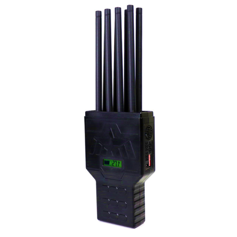 High power 8 antennas portable cell phone Jammer 8 Bands 2/3/4glte/5g Cellphones Wi-Fi/GPS/Lojack Signal Spy Gadgets Blocker