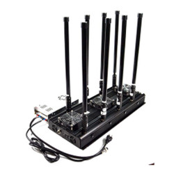 8 Bands High Power All Mobile Phone Signal Jammer 2G,3G,4G 5G VHF/UHF Walkie-Talkie WIFI GPS Spy Gadgets Device Blocker