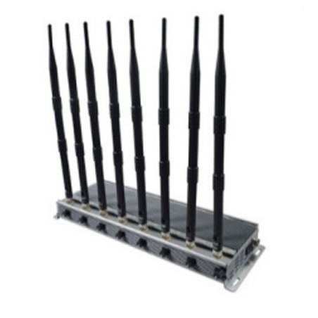 Powerfull  8 bands adjustable Desk Jammer RC Jamming machine all mobile phone 5G signal WIFI 2.4G car stealth jammer