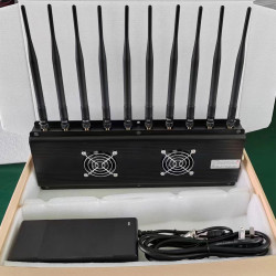 10 Antennas Jammer For All Mobile Phone 2G,3G,4G,5G signal WIFI,GPS,LOJACK,LORA bands Spy Gadgets Devices Blocker