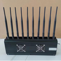 10 Antennas Jammer For All Mobile Phone 2G,3G,4G,5G signal WIFI,GPS,LOJACK,LORA bands Spy Gadgets Devices Blocker