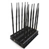 12 Antennas Wireless Camera Signal Jammer Waterproof WiFi CDMA GSM 2G 3G 4G 5G LTE  GPS UHF VHF Signal Jammer Blocker