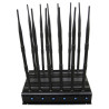12 Antennas Wireless Camera Signal Jammer Waterproof WiFi CDMA GSM 2G 3G 4G 5G LTE  GPS UHF VHF Signal Jammer Blocker