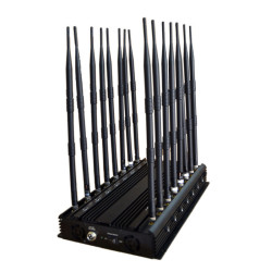 16 Antennas Cell Phone Signal Jammer Anti Bomb RF GPS / Lojack / 2 / 3 / 4G Blocker Jamming machine Wiretapping device Jammer