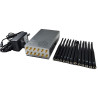 12 Antennas Handheld GPS GSM Bluetooth Signal Blocker 2g 3G 4G 5g WiFi 2.4G/5.8g Mobile Cell Phone All Signal Jammer