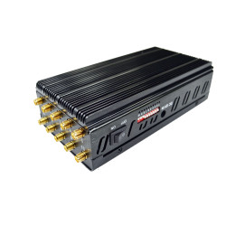10 Antennas Portable Mobile Phone 3G 4G Jammer LOJACK GPS WiFi Signal Blocker Hacking Spy Gadget Jamming up to 20m All Signal