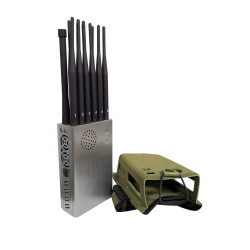 12 Antennas 234G 5G Mobile Phone Signal Jammer LOJACK GPS WiFi Jammer Signal Blocker 8.4Watt Jamming up to 20m GPS Blocker