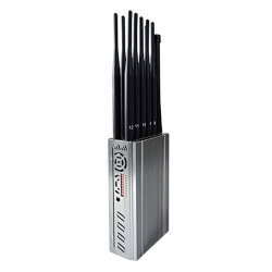 12 Antennas 234G 5G Mobile Phone Signal Jammer LOJACK GPS WiFi Jammer Signal Blocker 8.4Watt Jamming up to 20m GPS Blocker